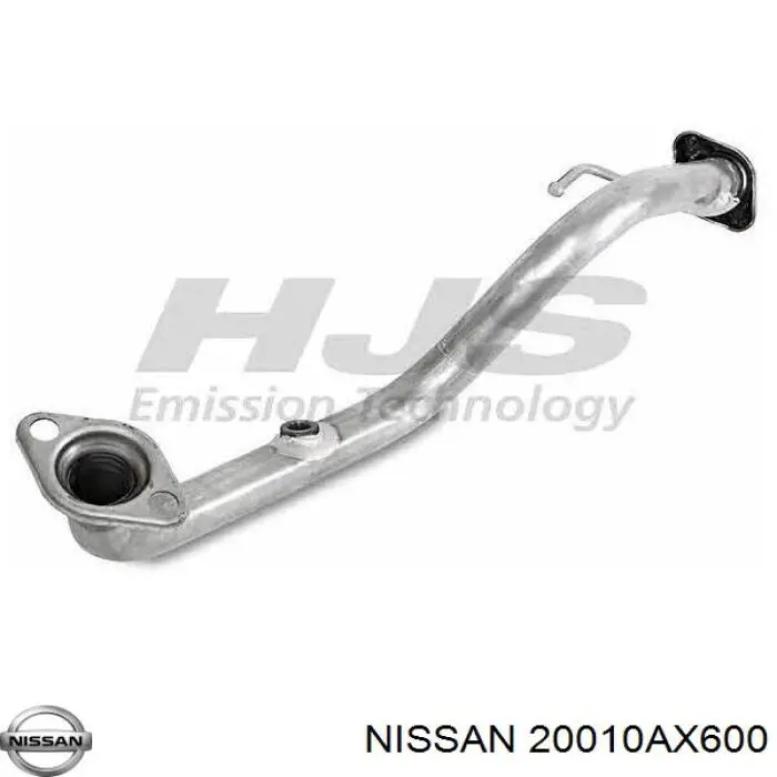 20010AX600 Nissan tubo de admisión del silenciador de escape delantero
