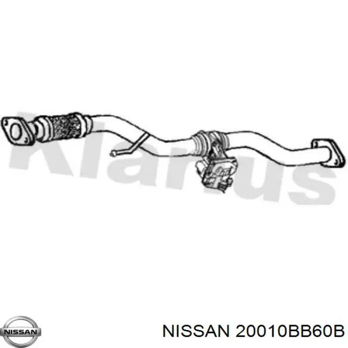 Silenciador, parte delantera Nissan/Infiniti 20010BB60B precio, desde 651,24 EUR