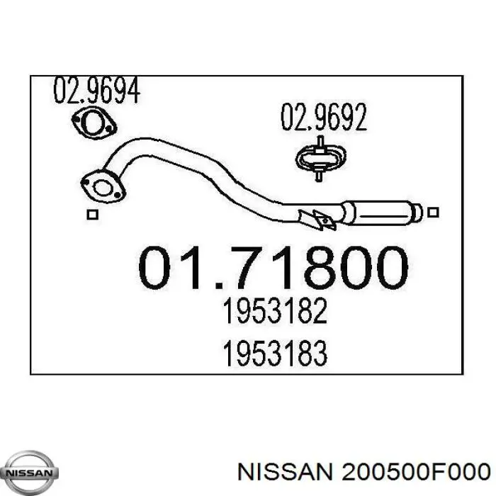 200500F050 Nissan