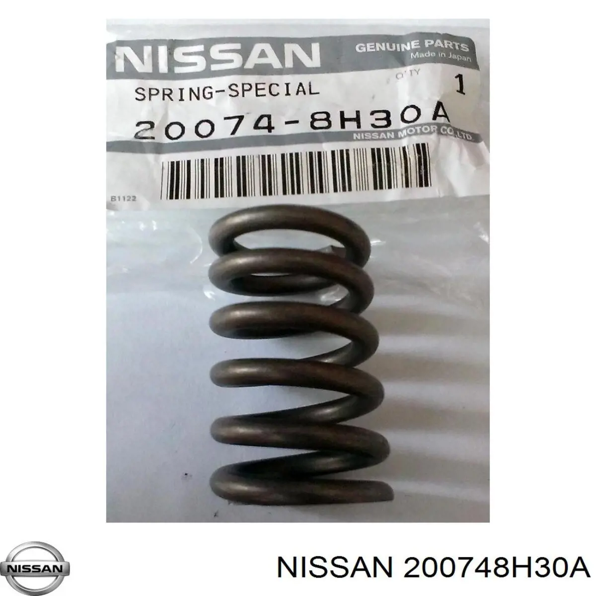200748H30A Nissan muelle, tubo de escape