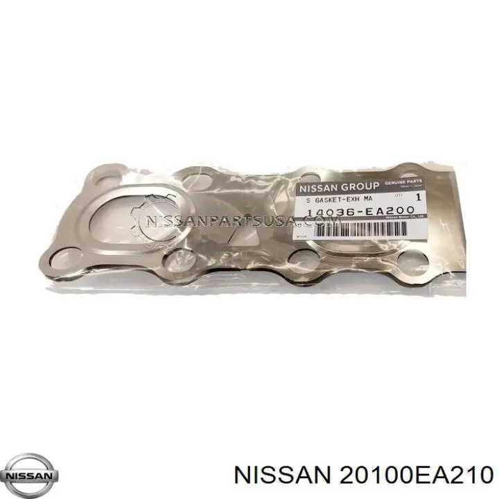 Silenciador del medio Nissan Pathfinder (R51)