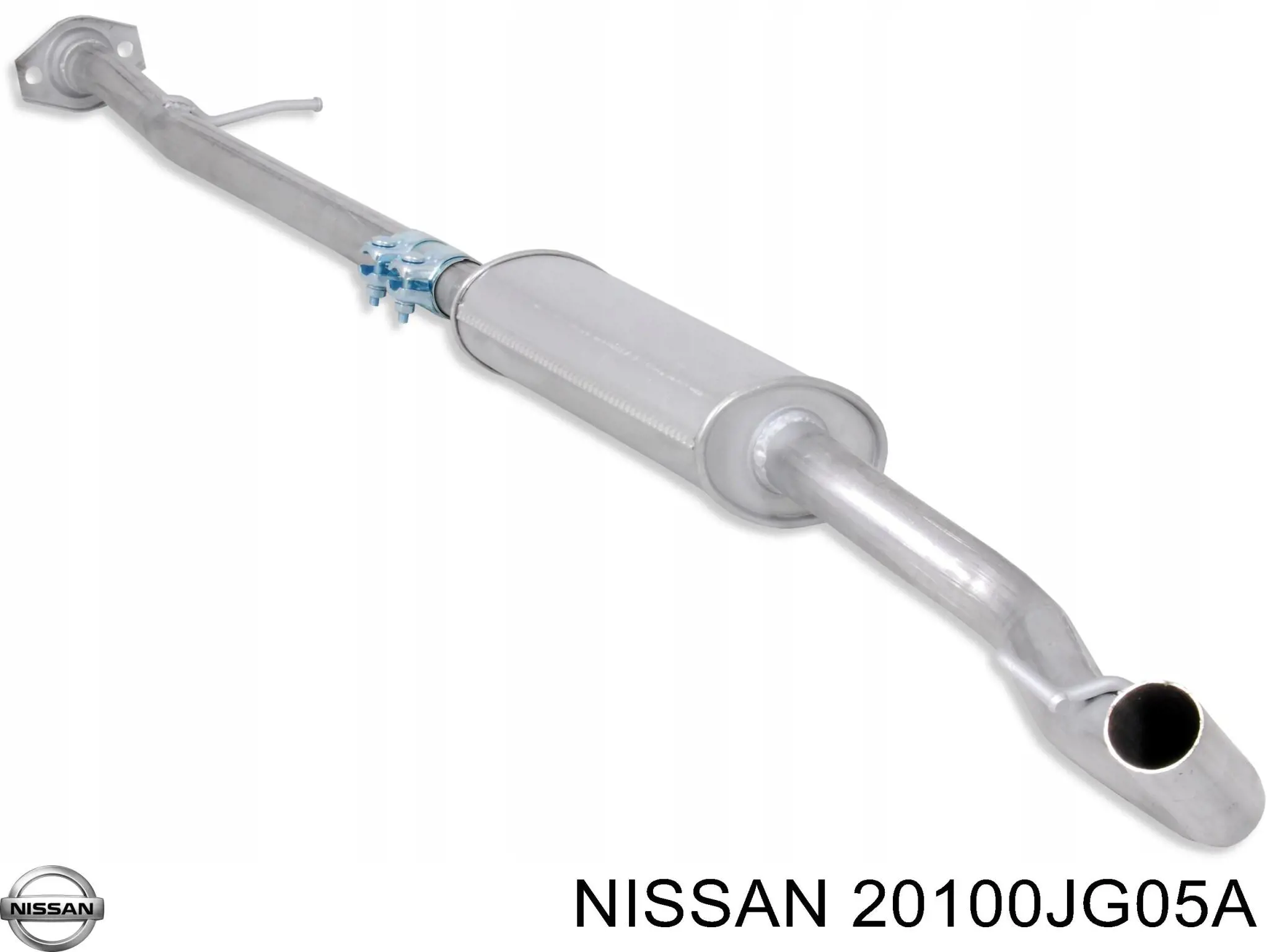 Silenciador central/posterior para Nissan X-Trail (T31)