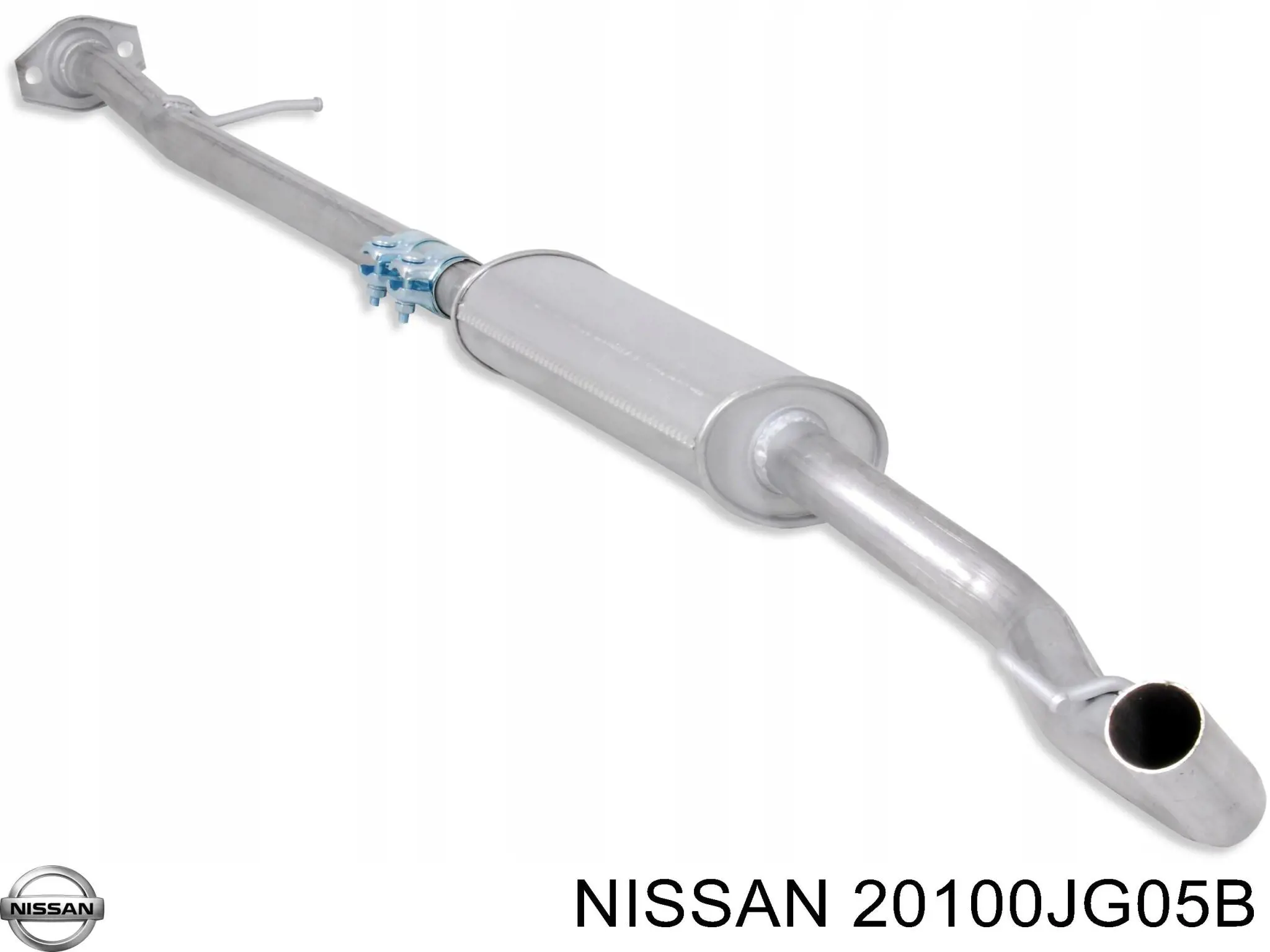 20100JG05B Nissan silenciador central/posterior