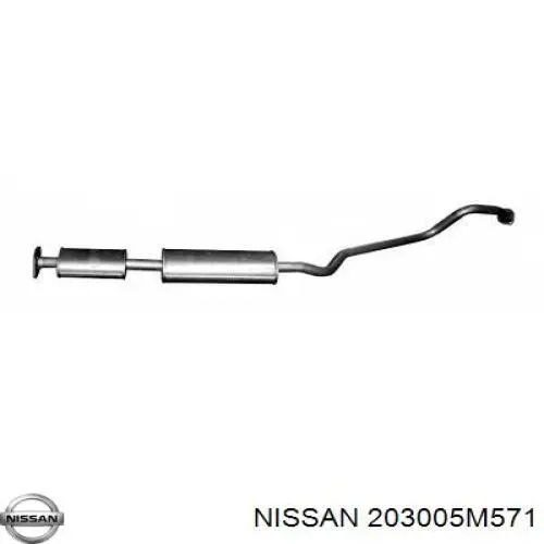 Comprar 203005M571 Nissan/Infiniti Silenciador central