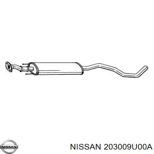 Silenciador central Nissan/Infiniti 203009U00A precio, desde 91,26 EUR
