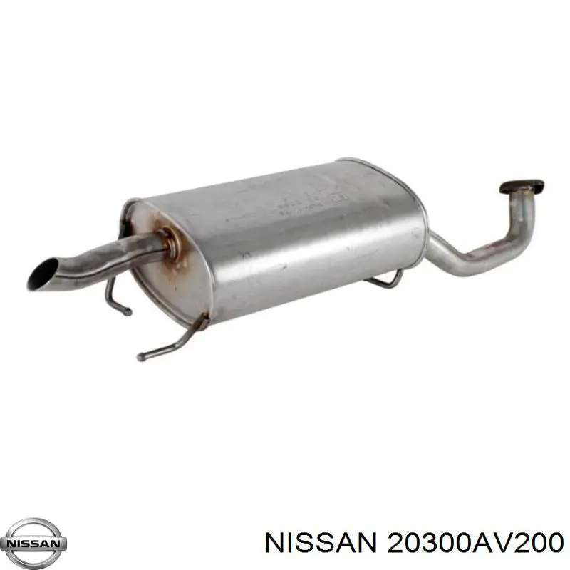 Silenciador del medio para Nissan Primera (P12)