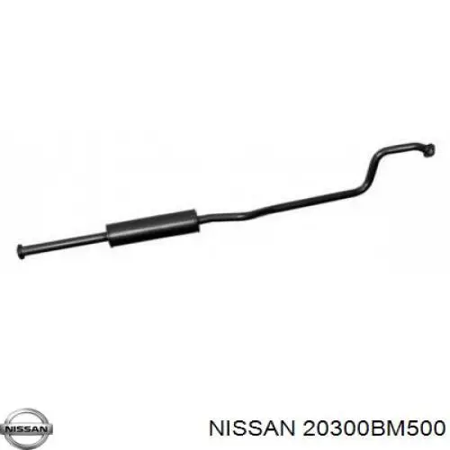 20300BM500 Nissan silenciador del medio