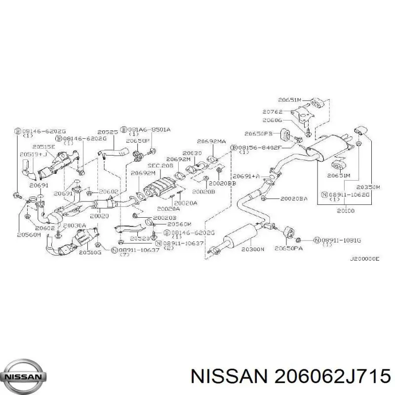 Tornillo para Nissan Note (E11)