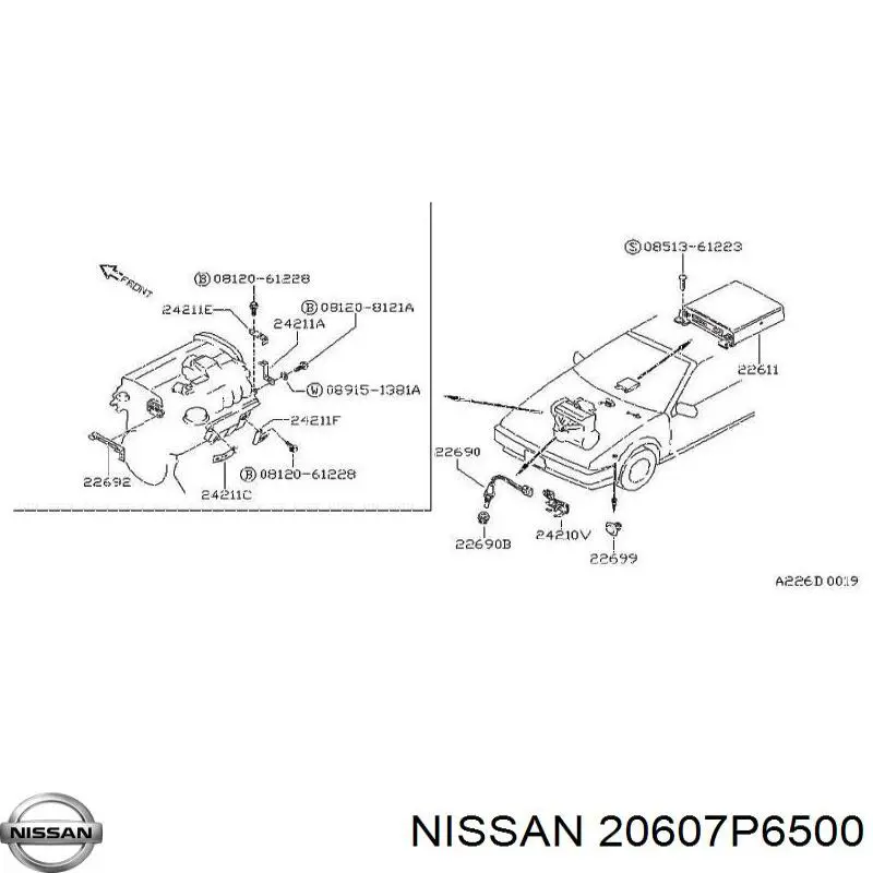 Comprar 20607P6500 Nissan/Infiniti 