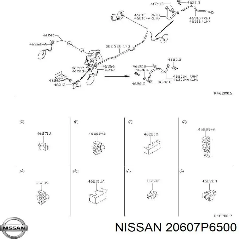  Nissan/Infiniti 20607P6500 precio, desde 28,99 EUR