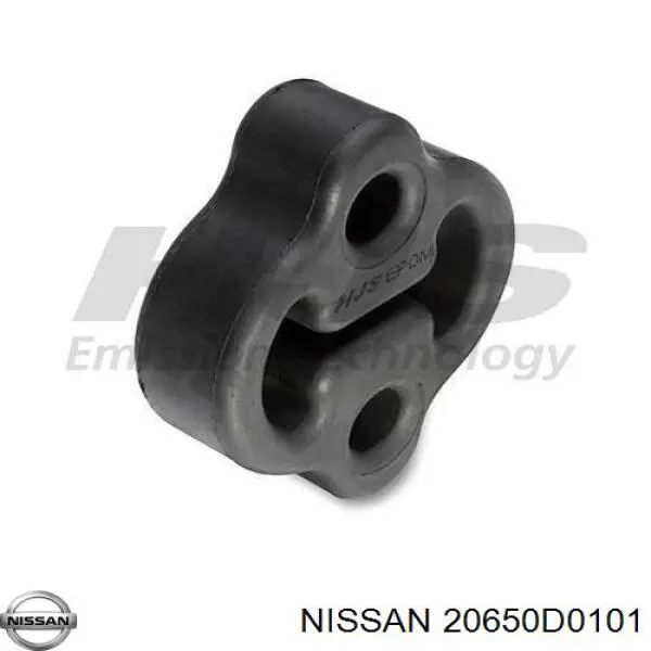 20650D0101 Nissan soporte, silenciador