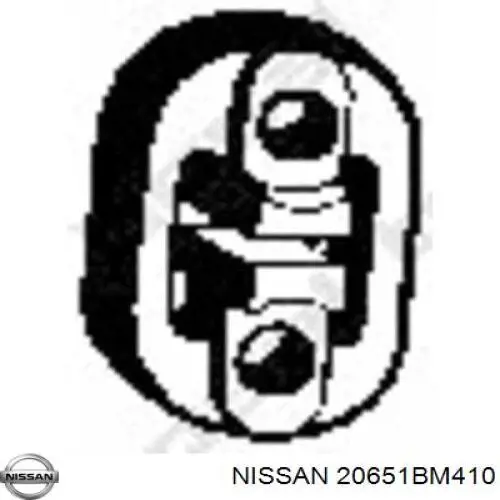 Comprar 20651BM410 Nissan/Infiniti Soporte de tubo de escape