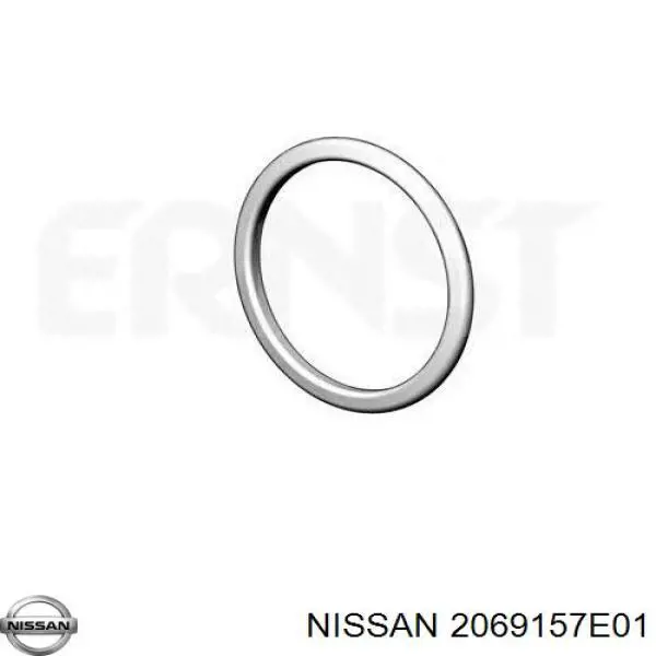 2069157E01 Nissan junta, tubo de escape silenciador
