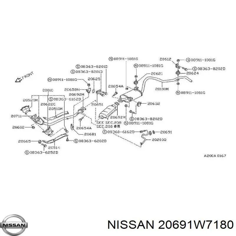 20691W7180 Nissan