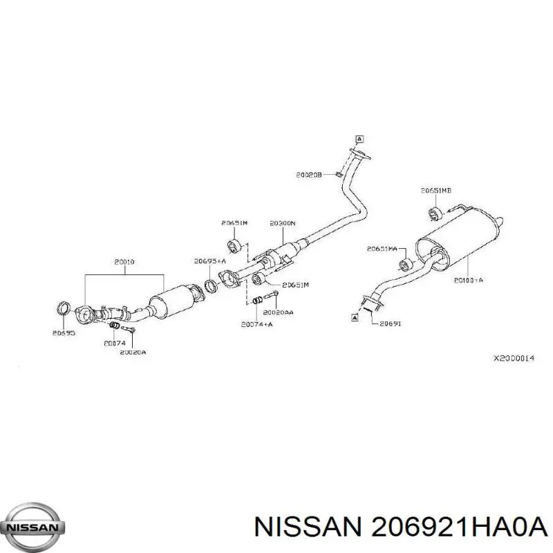 206921HA0A Nissan