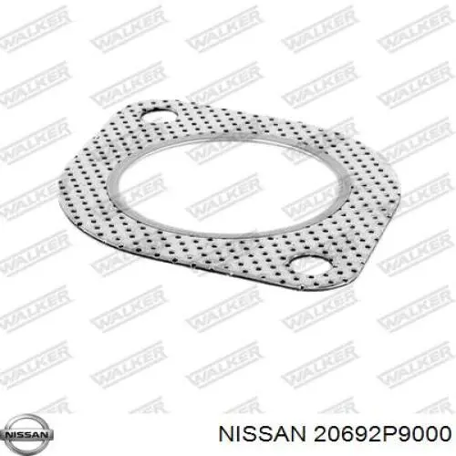 20692P9000 Nissan junta, tubo de escape silenciador