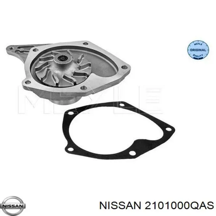 Bombeadora de agua Nissan/Infiniti 2101000QAS precio, desde 50,71 EUR