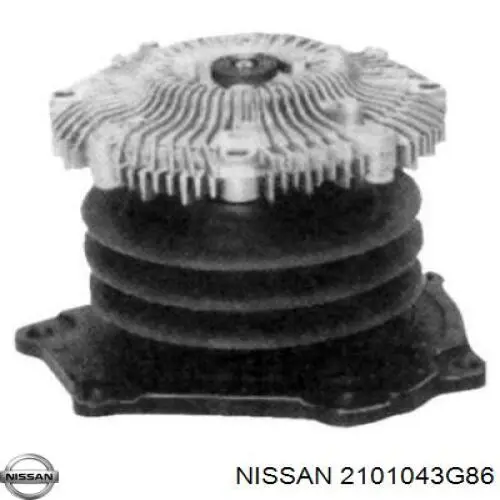 2101043G86 Nissan bomba de agua