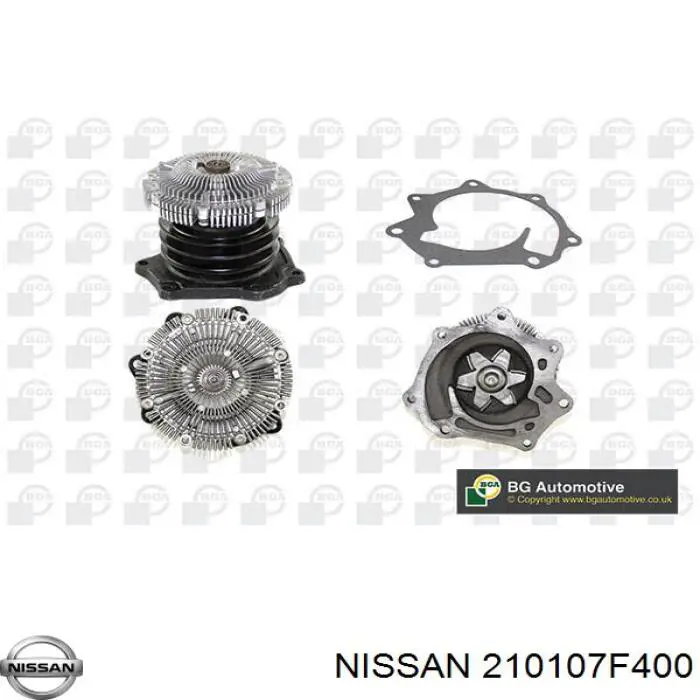Bombeadora de agua Nissan/Infiniti 210107F400 precio, desde 88,84 EUR
