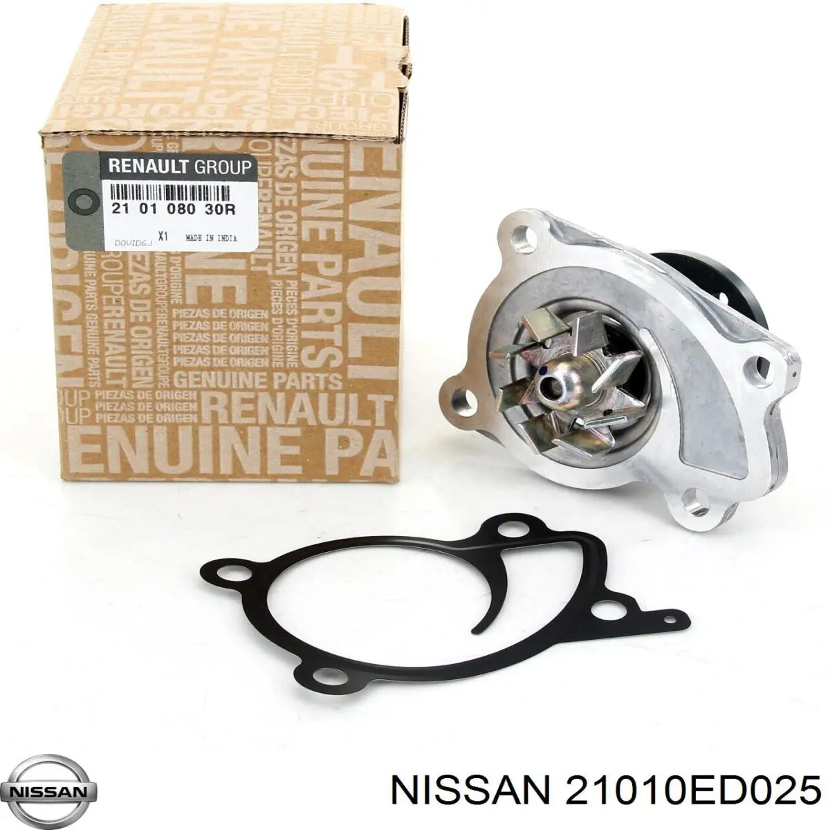 Bombeadora de agua Nissan/Infiniti 21010ED025 precio, desde 33,79 EUR