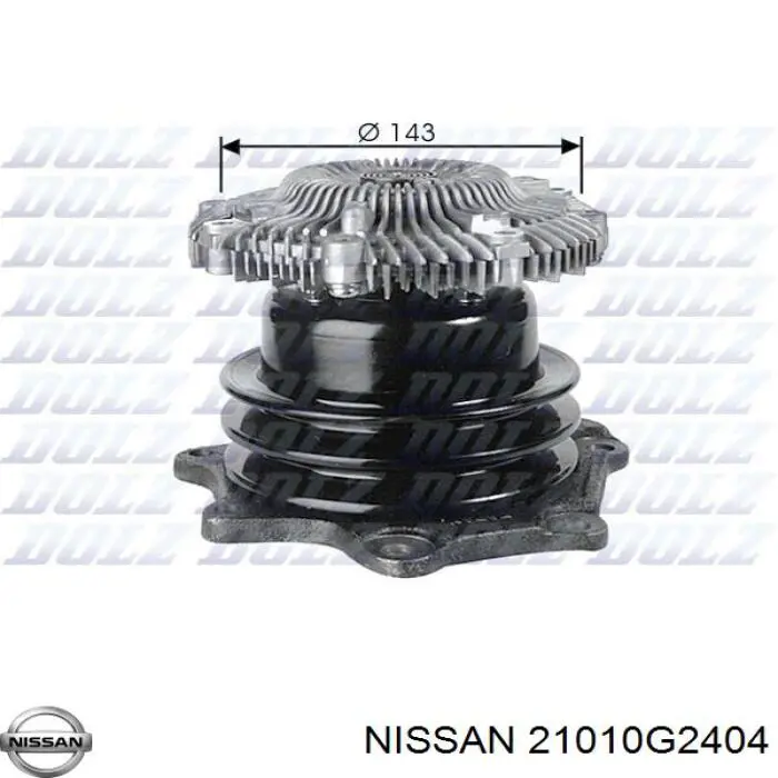 21010G2404 Nissan bomba de agua