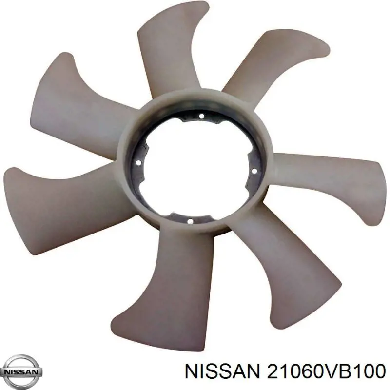 21060VK50A Nissan rodete ventilador, refrigeración de motor