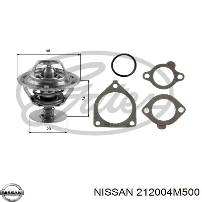 212004M500 Nissan termostato