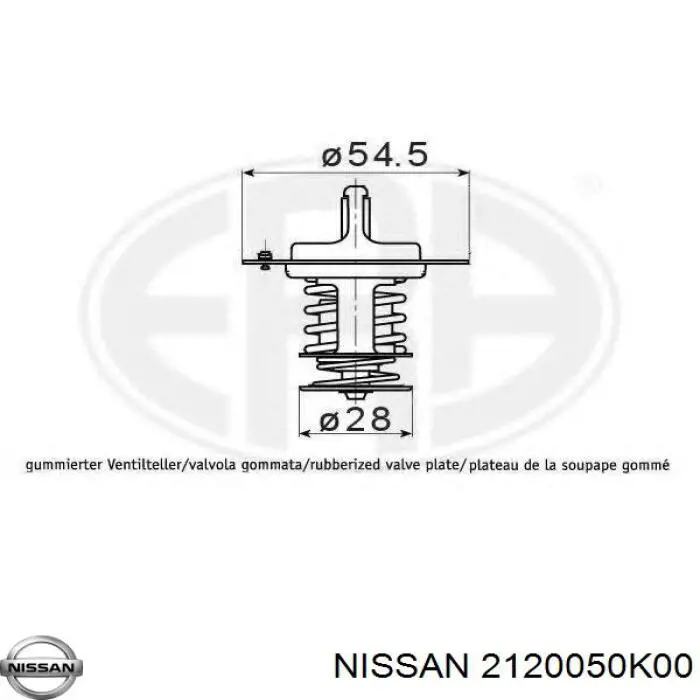 2120050K00 Nissan termostato