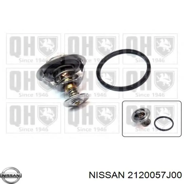 Termostato, refrigerante Nissan Sunny 3 N14
