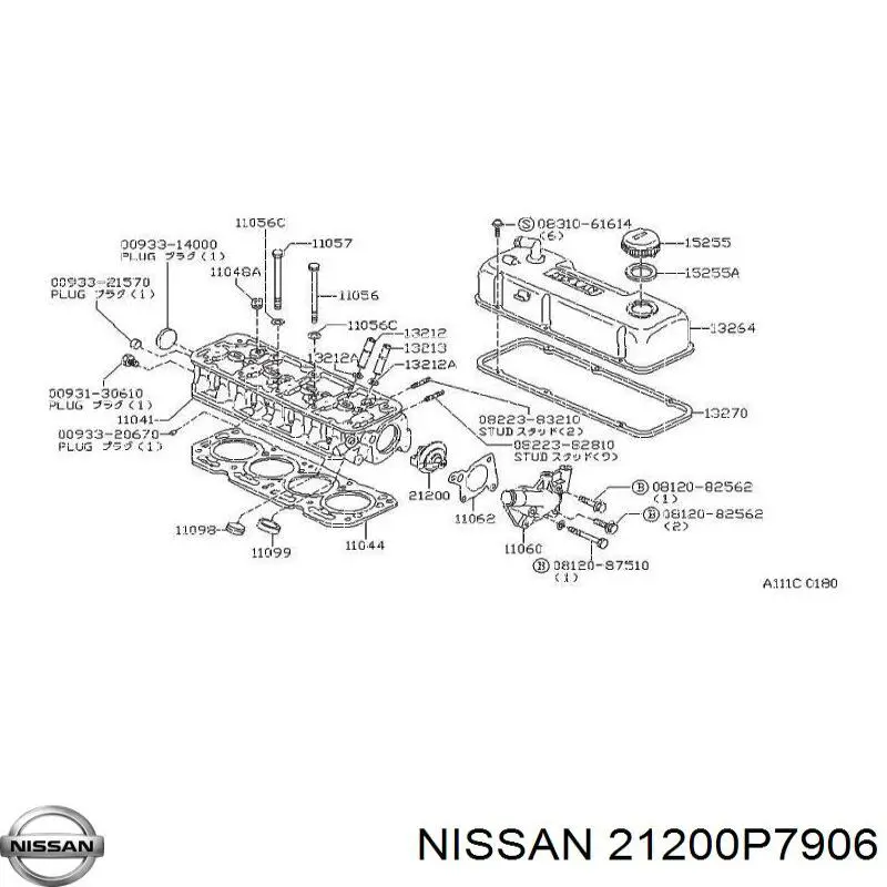 Termostato Nissan/Infiniti 21200P7906 precio, desde 9,44 EUR