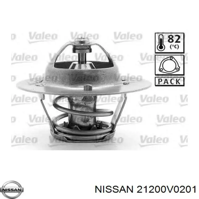 21200V0201 Nissan termostato