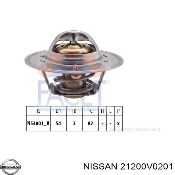 Comprar 21200V0201 Nissan/Infiniti Termostato