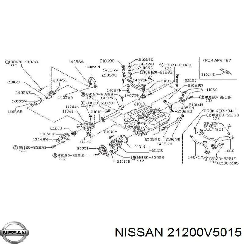 21200V5015 Nissan