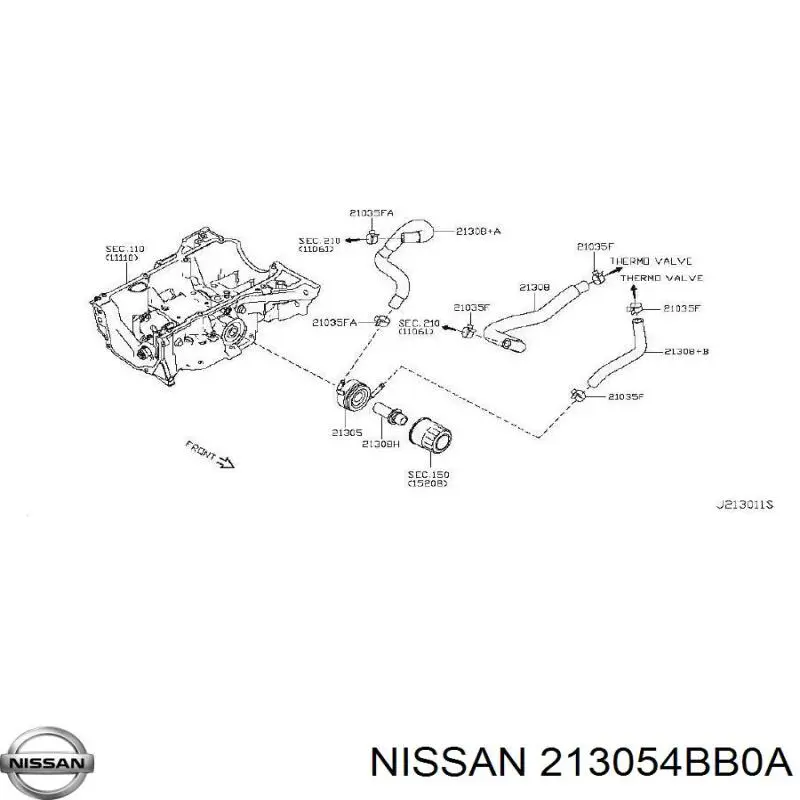 213054BB1A Nissan