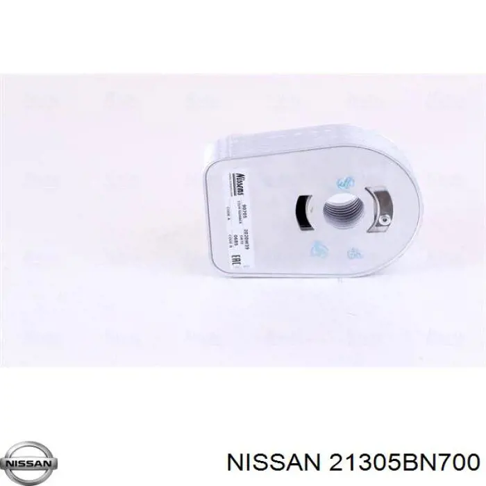 21305BN700 Nissan radiador de aceite, bajo de filtro
