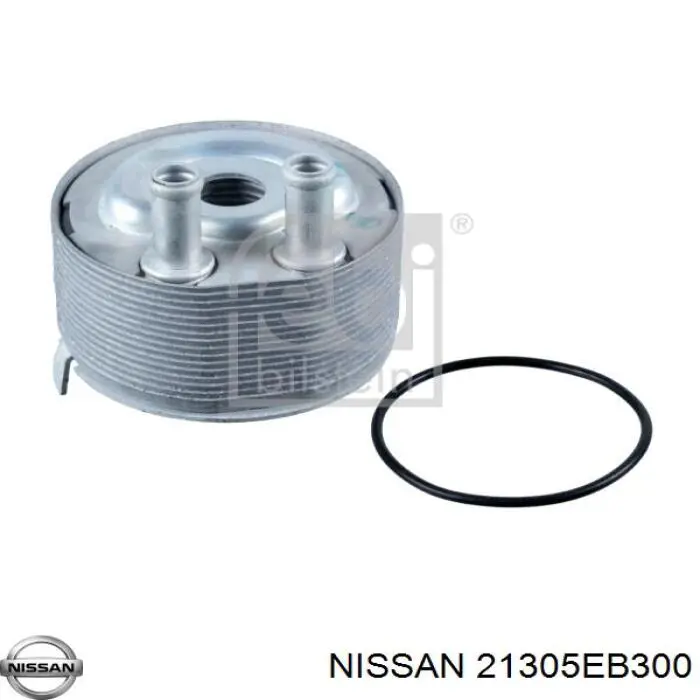 21305EB300 Nissan/Infiniti Radiador de aceite debajo del filtro
