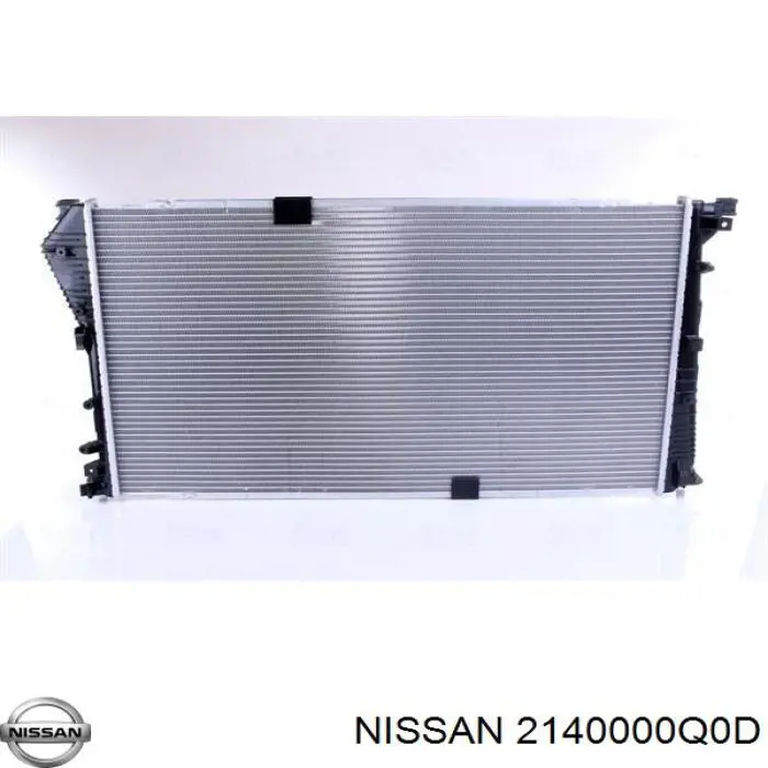 2140000Q0D Nissan radiador