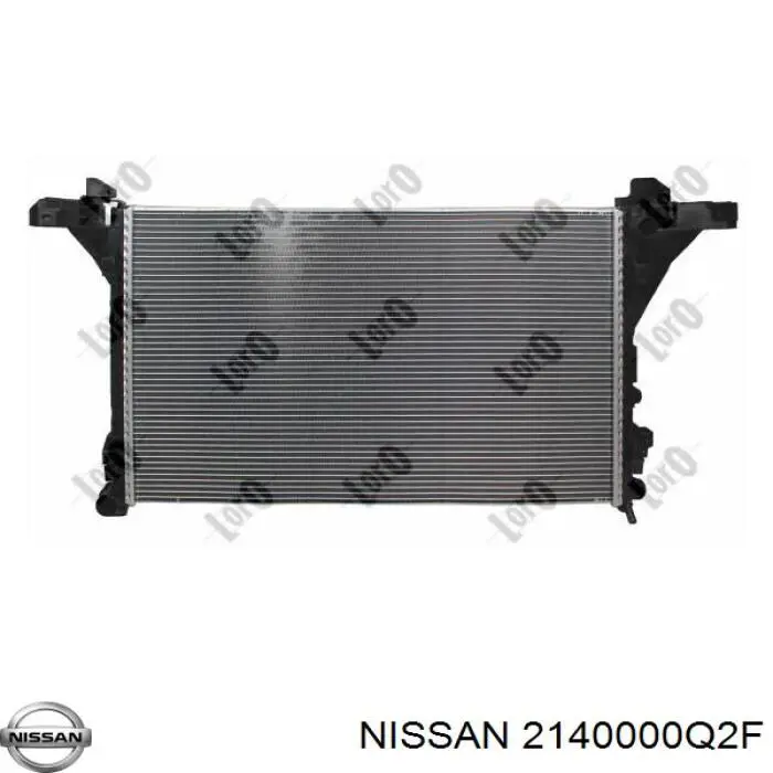 2140000Q2F Nissan radiador