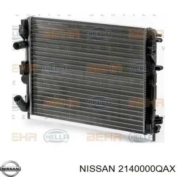 2140000QAX Nissan radiador refrigeración del motor