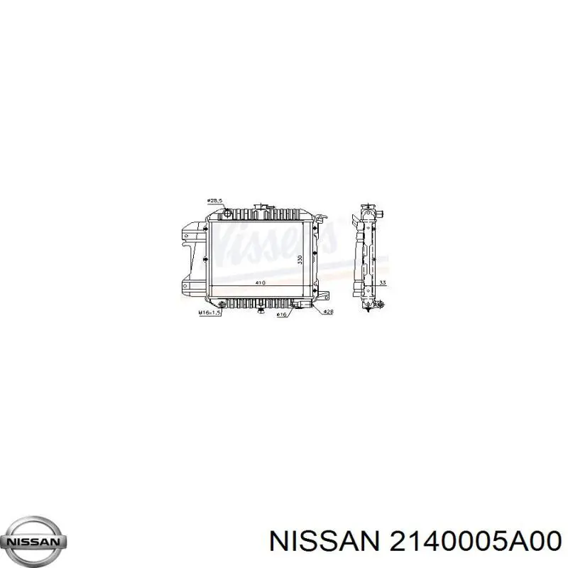 Água radiador Nissan Sunny I sedán (B11) (1981 - 1985) precio, desde 70,09 EUR