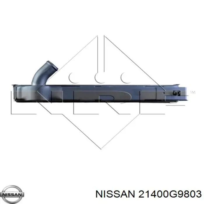 Radiador 21400G9803 Nissan/Infiniti