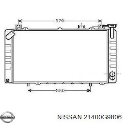 Água radiador Nissan/Infiniti 21400G9806 precio, desde 420,31 EUR