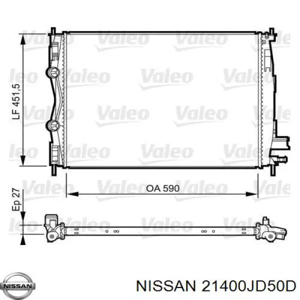 Água radiador Nissan/Infiniti 21400JD50D precio, desde 72,51 EUR