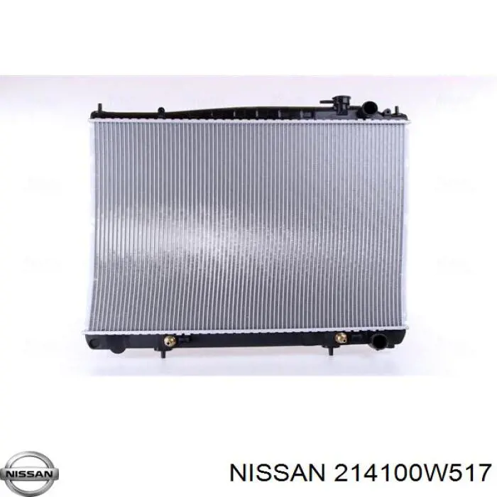 214100W517 Nissan radiador refrigeración del motor