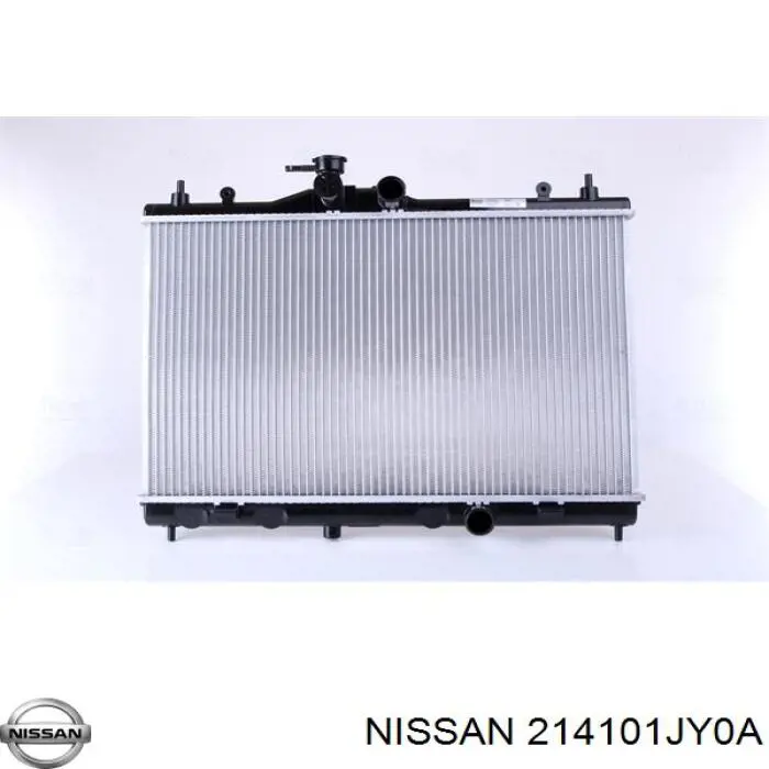 214101JY0A Nissan radiador refrigeración del motor