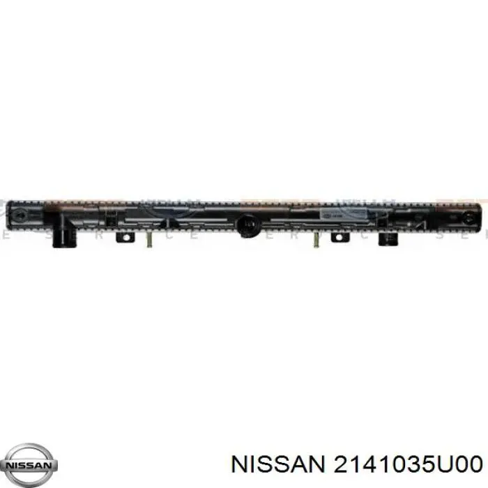 2141035U00 Nissan radiador refrigeración del motor