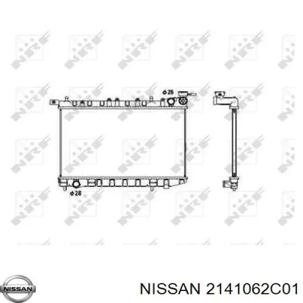 2141062C01 Nissan/Infiniti Refrigeración del motor
