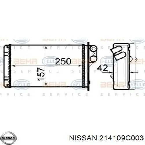 214109C003 Nissan radiador