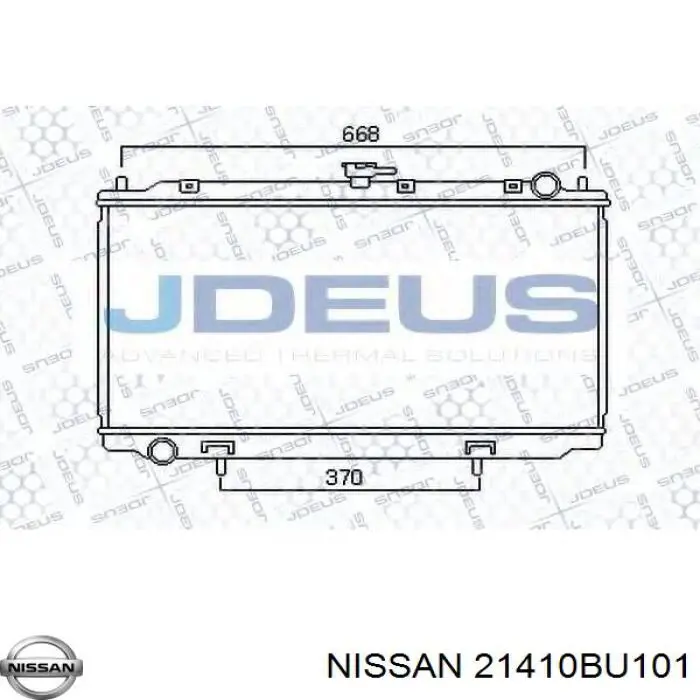 Água radiador Nissan/Infiniti 21410BU101 precio, desde 104,15 EUR
