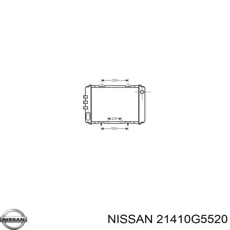 Água radiador Nissan Vanette bus (C22) (1985 - 1994) precio, desde 91,38 EUR